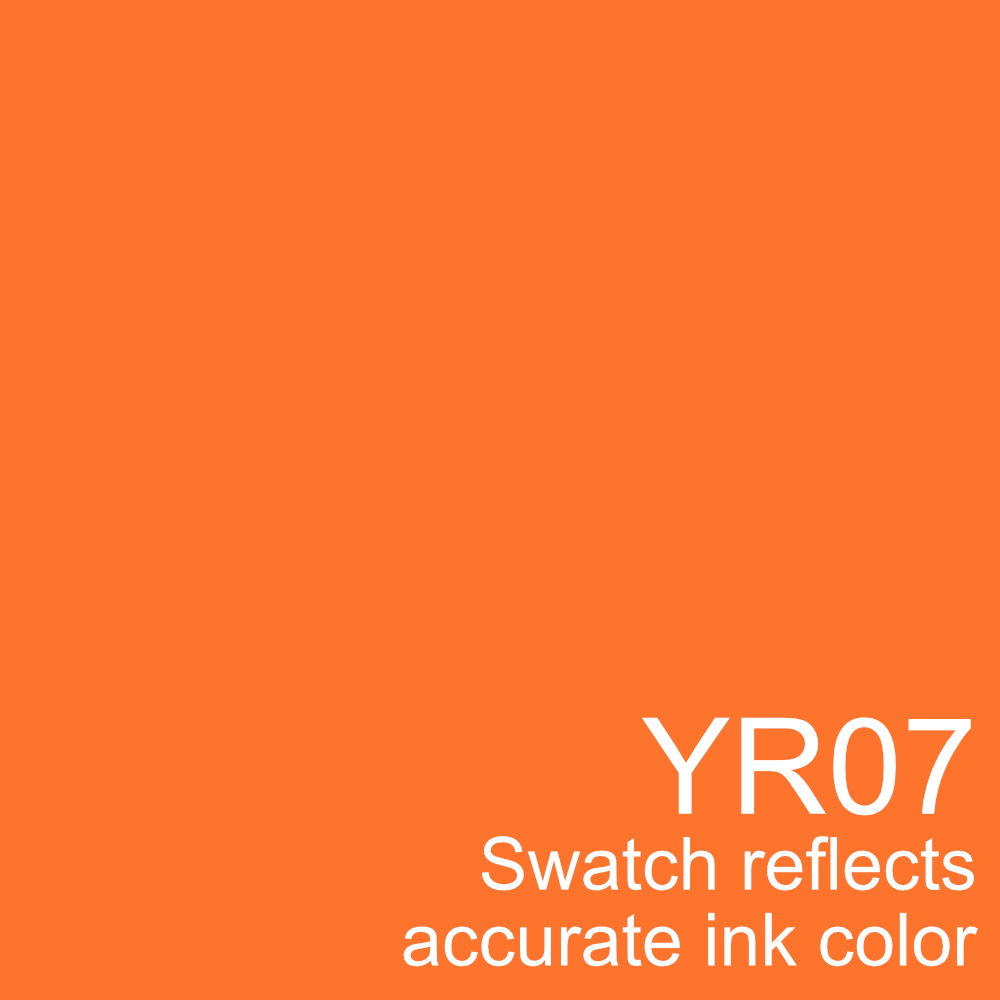 YR07 - Copic Sketch Marker Cadmium Orange — Violeta Ink